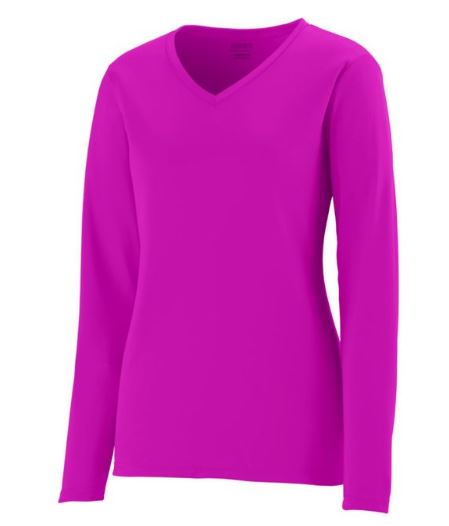 Augusta Long Sleeve Women Shirt Plus