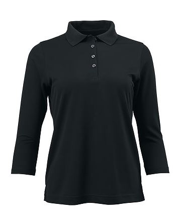 Paragon Microfiber Long Sleeve Polo Women Shirt