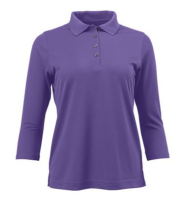Paragon Microfiber Long Sleeve Polo Women Shirt
