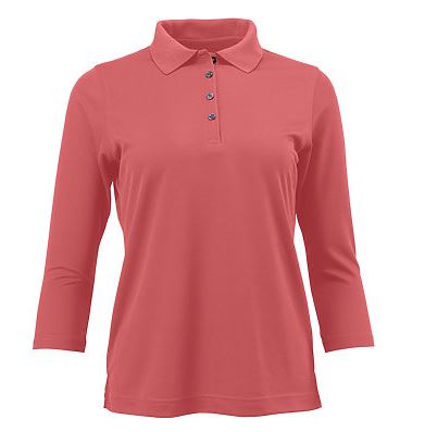 Paragon Microfiber Long Sleeve Polo Women Shirt