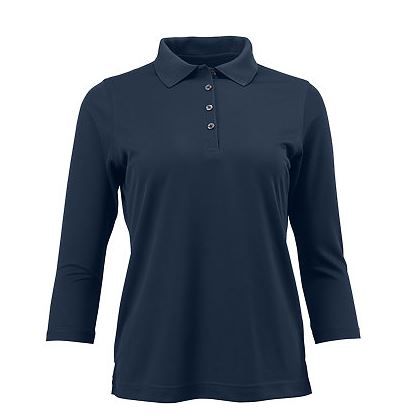 Paragon Microfiber Long Sleeve Polo Women Shirt
