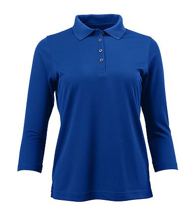Paragon Microfiber Long Sleeve Polo Women Shirt