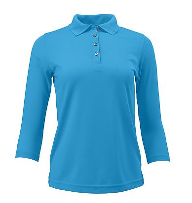 Paragon Microfiber Long Sleeve Polo Women Shirt