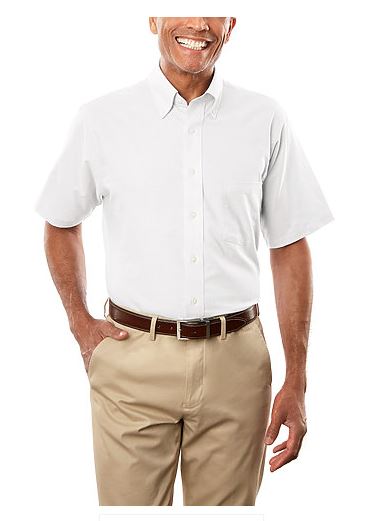 Van Heusen Short Sleeve Oxford Shirt