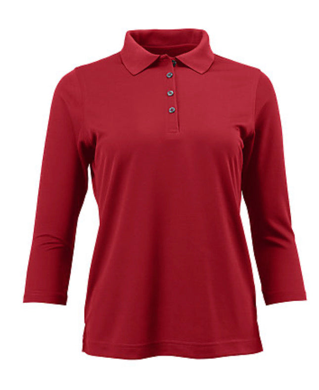 Paragon Ladies' 3/4 Sleeve Polo