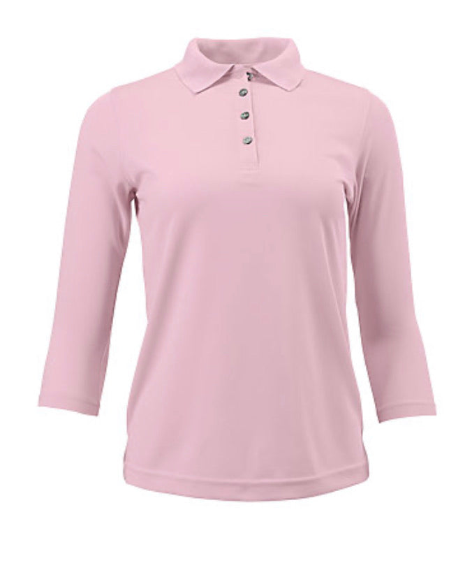 Paragon Ladies' 3/4 Sleeve Polo