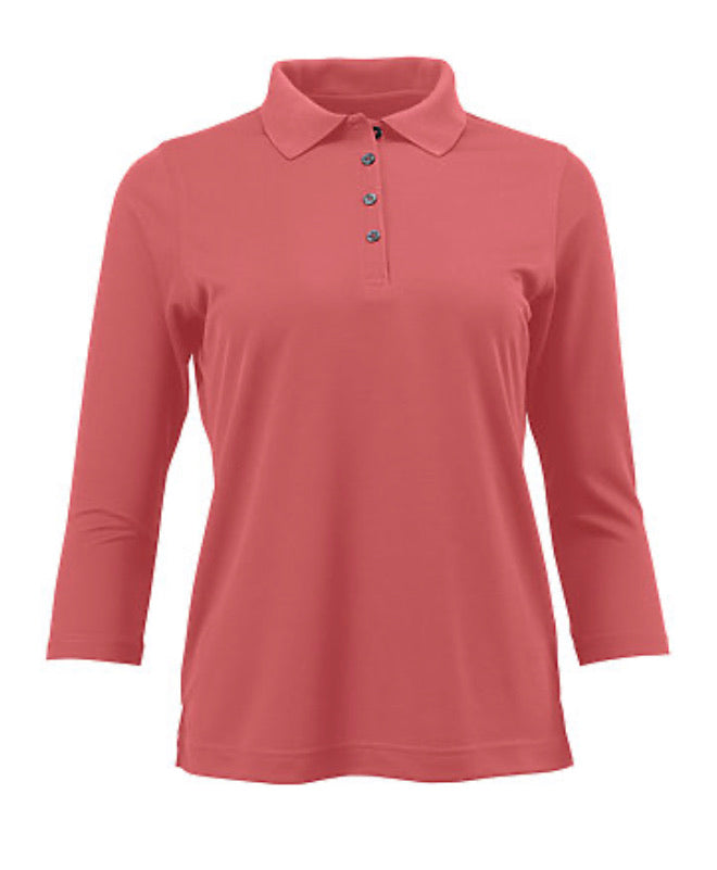 Paragon Ladies' 3/4 Sleeve Polo
